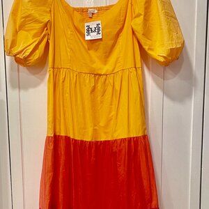 NWT Flying Tomato Large Colorblock Maxi Dress